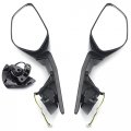 Motorcycle Carbon Fiber Style Led Turn Signals Rearview Mirrors For 2016-2021 Kawasak Ninja Zx10r P N Mt252-039-cn