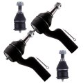 Front Suspension Set Of 4 Outer Tie Rod End Lower Ball Joint Fit 1995-2002 For Lincoln Continental 