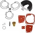 Carburetor Rebuild Repair Kit With Float Replacement For Johnson V4 And V6 60 90 Degree 100 105 115 150 175 Hp Pack Of 2