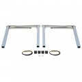 Kuafu Air Conditioner Bracket Handler Furnace Stand Heat Pump Base Steel Gound For Central Ac Silvery