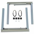 Air Conditioner Bracket Handler Furnace Stand Heat Pump Base Steel Gound For Central Ac Silvery