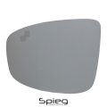 Spieg Driver Side Mirror Glass Replacement For Mazda Cx-5 2013-2014 Heated W Blind Spot Monitoring Backing Plate Left