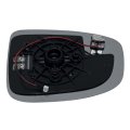 Spieg Driver Side Mirror Glass Replacement For Mazda Cx-5 2013-2014 Heated W Blind Spot Monitoring Backing Plate Left