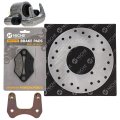Niche Rear Right Brake Rotor Caliper Pad Kit For Polaris Atp 330 500