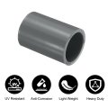 20 Pcs Pvc Pipe Fitting 1 2 Inch Coupling Adapter Socket X Socket For Furniture Grade Diy Connection Garden Shelf Grey