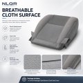 Front Driver Or Passenger Side Bottom Cloth Seat Cover Gray For Toyota Tacoma 2009 2010 2011 2012 2013 2014 2015 Fits Heated