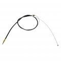 Parking Brake Cable For Ford F-250 Hd 1997 44 61 In Conduit Length Rubber Outer Sleeve Black Replaces F75z-2853-ga And 