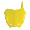 Front Number Plate 02 Yellow For Suzuki Rmz450 2008-2017 