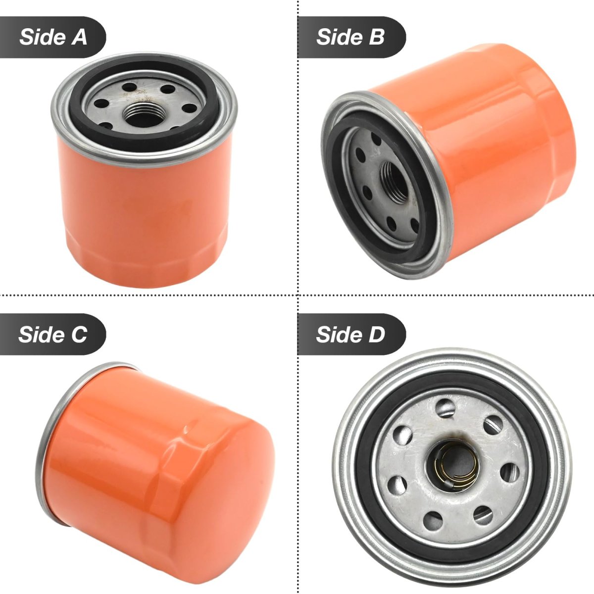 2 Pack 070185es Oil Filter Replacement For Generac Select 760cc And Most 990cc Engines Guardian Series Air-cooled 8kw-24kw