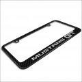 Ipick Image For Ford Mustang Gt Speed-line Dual Logo Black Real Carbon Fiber License Plate Frame