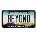 Ford Mustang Gt Speed-line Dual Logo Black Real Carbon Fiber License Plate Frame
