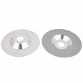 100mm Dia Diamond Cut Off Blade Wheel Disc Grinder Silver Tone 2pcs 