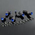 Silicone Radiator Hose Kit For Volvo 850 S70 V70 1993 1997 Black With Clamps 4 5mm Thickness High Pressure Resistance 