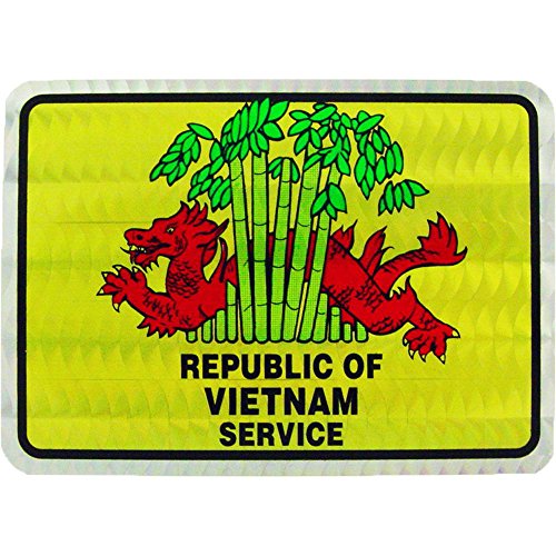 Republic Of Vietnam Service Sticker 2-3 4 X4