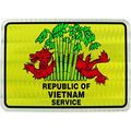 Republic Of Vietnam Service Sticker 2-3 4 X4 