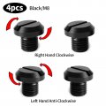 Motorcycle Mirror Hole Plugs M8 X 1 25 Aluminum Rear View Blanking Compatible With Kawasaki Right Thread 2 Left