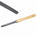Robust Nitrided Hss 3 4 X 9 32 Negative Rake Box Scraper For Woodturning With Maple Handle 