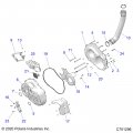 Polaris Rzr Clutch Cover Seal Silicone Foam Genuine Oem Part Qty 1