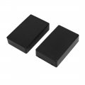 Uxcell 80mmx50mmx20mm Dustproof Ip65 Junction Box Electric Project Enclosure Black 6pcs