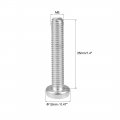 Uxcell M6x35mm Machine Screws Pan Phillips Cross Head Screw 304 Stainless Steel Fasteners Bolts 15pcs