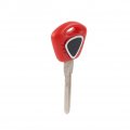 Fsfy Red Motorcycle Key Uncut Replacement Blank Blade For Daytona 675 Street Triple