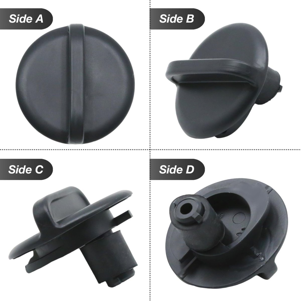 84517-2p000wk 2 Pack Glove Box Stopper Replacement For Hyundai Tuscon Ix35 I45 Sonata Yf Elantra Kia K900 Forte Replaces
