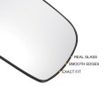 Car Rearview Right Passenger Side Mirror Glass Replacement W Backing Plate Convex Heated White For Opel Agila Vauxhall Mk1