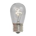 Novelty Lights Inc 11-s14-cl Commerical Grade S14 Replacement Bulbs E27 Medium Base Clear 11 Watt 25 Pack 