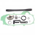 Goofit Transmission Cover Assembly With Start Gear Shaft Belt Replacement For 4 Stroke Gy6 49cc 50cc Scooter Moped 139qmb Short