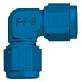 90 Degrees Aluminum Female X Coupler -12 A-n Blue 