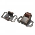 Uxcell Retro Cabinet Wardrobe Door Single Roller Catch Ball Latches Hardware Copper Tone