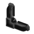 N 73678 Screen Frame Corner 3 4 In X 7 16 Matte Black Molded Plastic Window Replacement Corners Pack 