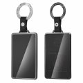 Key Card Holder Case For Tesla Model 3 Y X S Cybertruck Soft Tpu Full Protection Fob Cover With Diamond Encrusted Keychain 
