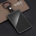 Key Card Holder Case For Tesla Model 3 Y X S Cybertruck Soft Tpu Full Protection Fob Cover With Diamond Encrusted Keychain