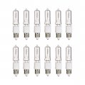 Satco S3109 12 250-watt T4 5 Halogen Light Bulb E11 Base 12-pack