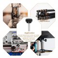 Uxcell 16pcs Round Knurled Thumb Screws M8 X 30mm Carbon Steel Zinc Plated Thread Thumbscrew Clamping Knob Screw For Quick