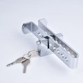 Ikasus Car Anti-theft Brake Clutch Lock 8 Holes Pedal Security Auto Stainless Steel Vehicle Protection Accelerator Beam With