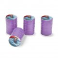 Superman Solitude Tire Rim Wheel Aluminum Valve Stem Caps Purple 4 Pieces For Passenger Cars Vans And Trucks Fits Schrader