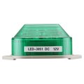 Baomain Industrial Signal Green Mini Warning Light Strobe Lamp Led-3051 Dc 12v 2w