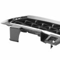 Ki1200204 Factory Style Front Bumper Grill Grille Assembly With Silver Gray Moulding For Forte Fe Lxs 4-door 2019-2021 Matte 