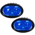 2 Pack Blue Spot Forklift Safety Light 10 To 80v Led Warning Lamp X 5w High Intensity Ip67 Waterproof Emc Approved Aluminum And 