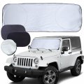 Cartman Windshield Sun Shade 60 X 21 Fit For Jeep Wrangler Jl Jk Gladiator Baby Window Side 20 X12 Durable 210t Material Car