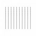 10 Pcs 0 75mm Hss High Speed Steel W6542 Micro Drill Bits Fully Ground Jobber 30mm Length Bit For Mild Copper Aluminum 