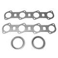 Aluminum Exhaust Manifold Header Gasket Set Compatible With 99-04 Ford F150 5 4l Supercharger