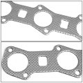 Aluminum Exhaust Manifold Header Gasket Set Compatible With 99-04 Ford F150 5 4l Supercharger