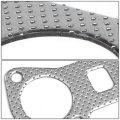 Aluminum Exhaust Manifold Header Gasket Set Compatible With 99-04 Ford F150 5 4l Supercharger