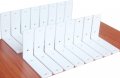 20 Pack White L 5 X H 4 W 1 5mm Thick Shelf Bracket Irons Metal Industrial Modern Bracket Decorative Shelving Supports 