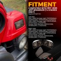 Ecotric Signal Side Marker Lights Compatible With 1997-2006 Jeep Wrangler Tj Chassis Smoke Bumper Fender Side Set
