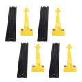 Car Wash Mat Clamp For Vehicle 4 Sets Anti Slip Stainless Steel Floor Hanger 