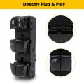 Power Window Switch Front Left Driver Side 3-16 Pins Replcaement For Nissan Altima 2013-2018 Replaces 254013ta5a